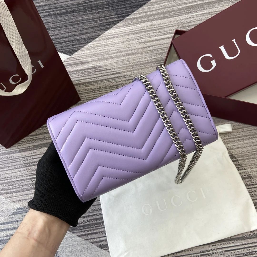 Gucci GG Marmont Chain Wallet 20cm x 12cm x 4cm - description_image2