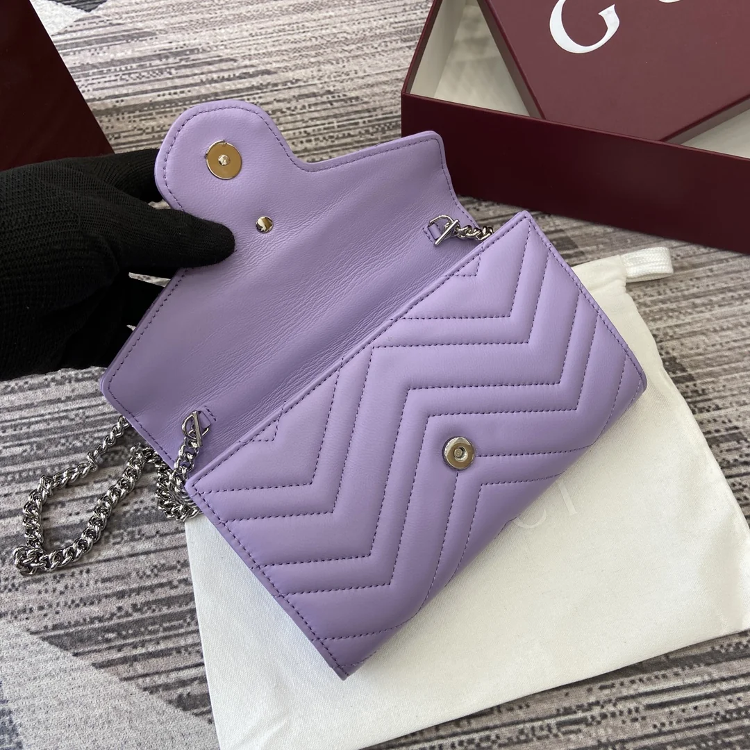 Gucci GG Marmont Chain Wallet 20cm x 12cm x 4cm - description_image8
