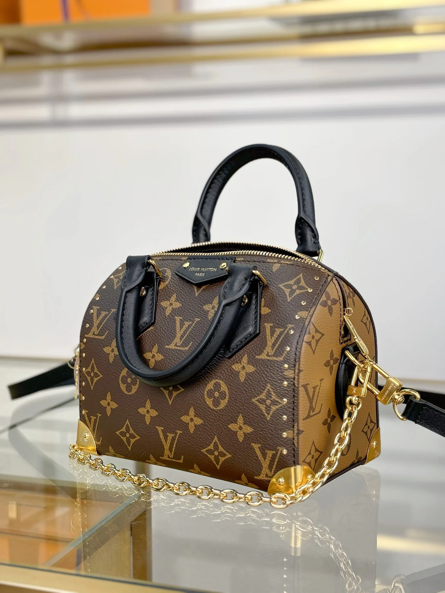 Louisvuitton Speedy Trunk Handbag M13146 20.5x13.5x11 cm - description_image3