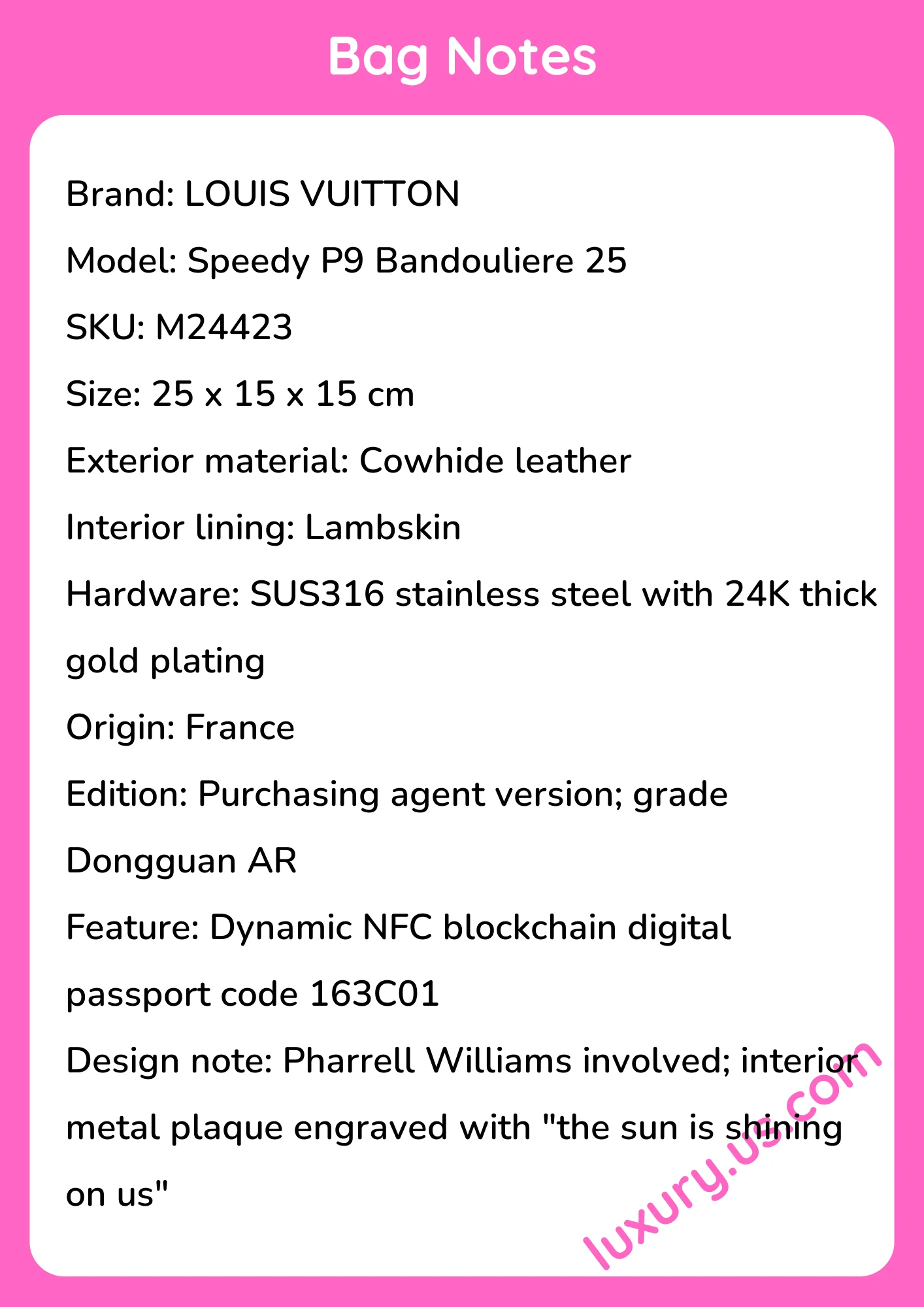 Louisvuitton Speedy P9 Bandouliere 25 25x15x15 cm - short_description_image1