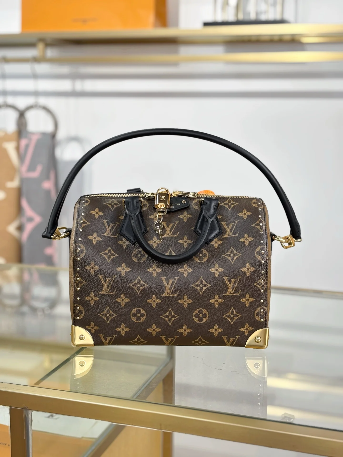 Louisvuitton Speedy Trunk 25 Handbag M26181 27x20x15 cm - description_image2