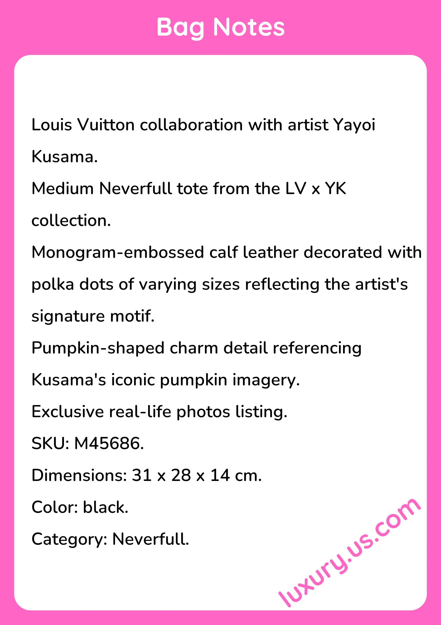 Louisvuitton Neverfull M45686 31x28x14 cm - short_description_image1