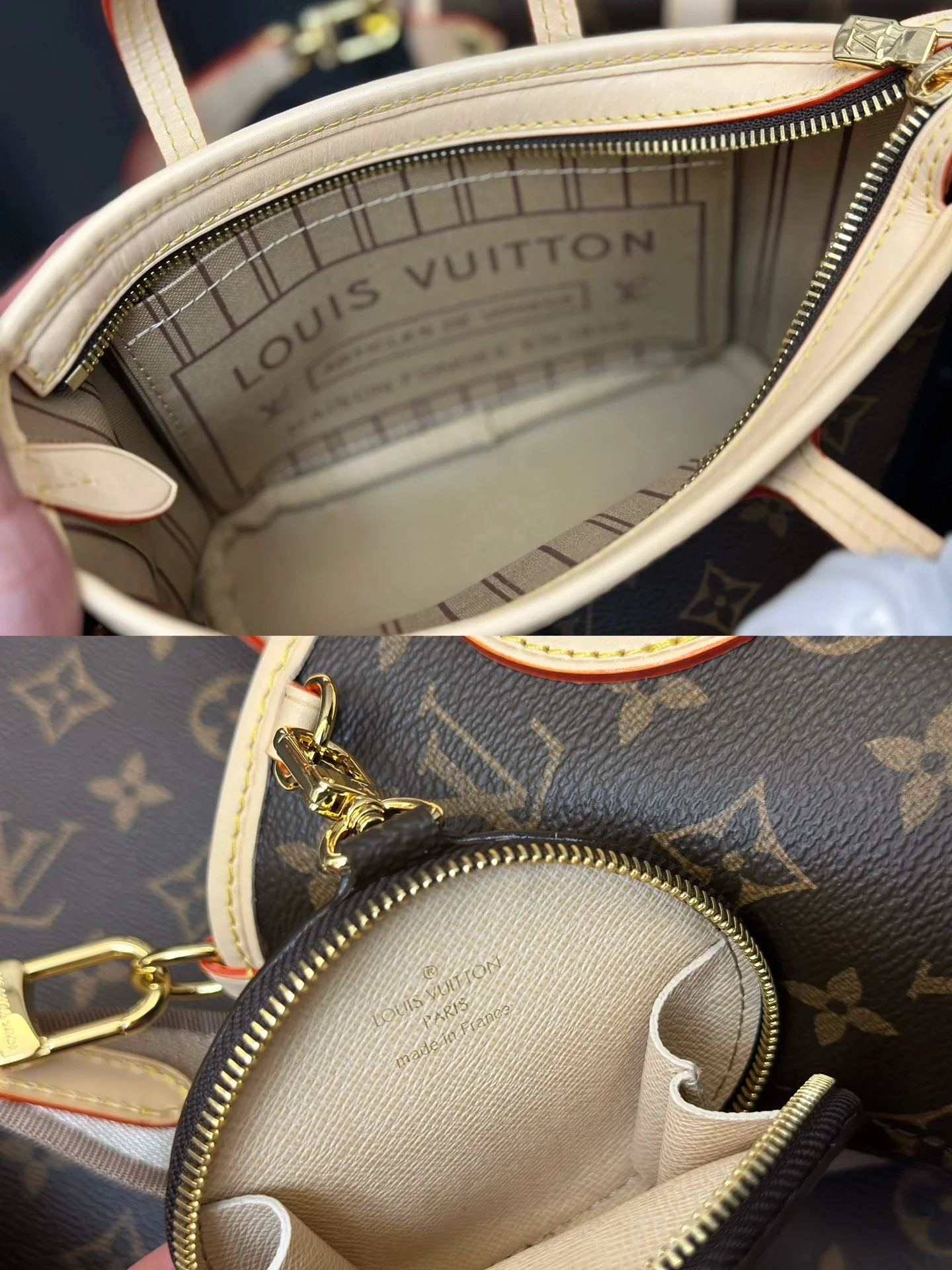 Louisvuitton Neverfull BB Handbag M45 24x9x14 cm - description_image7