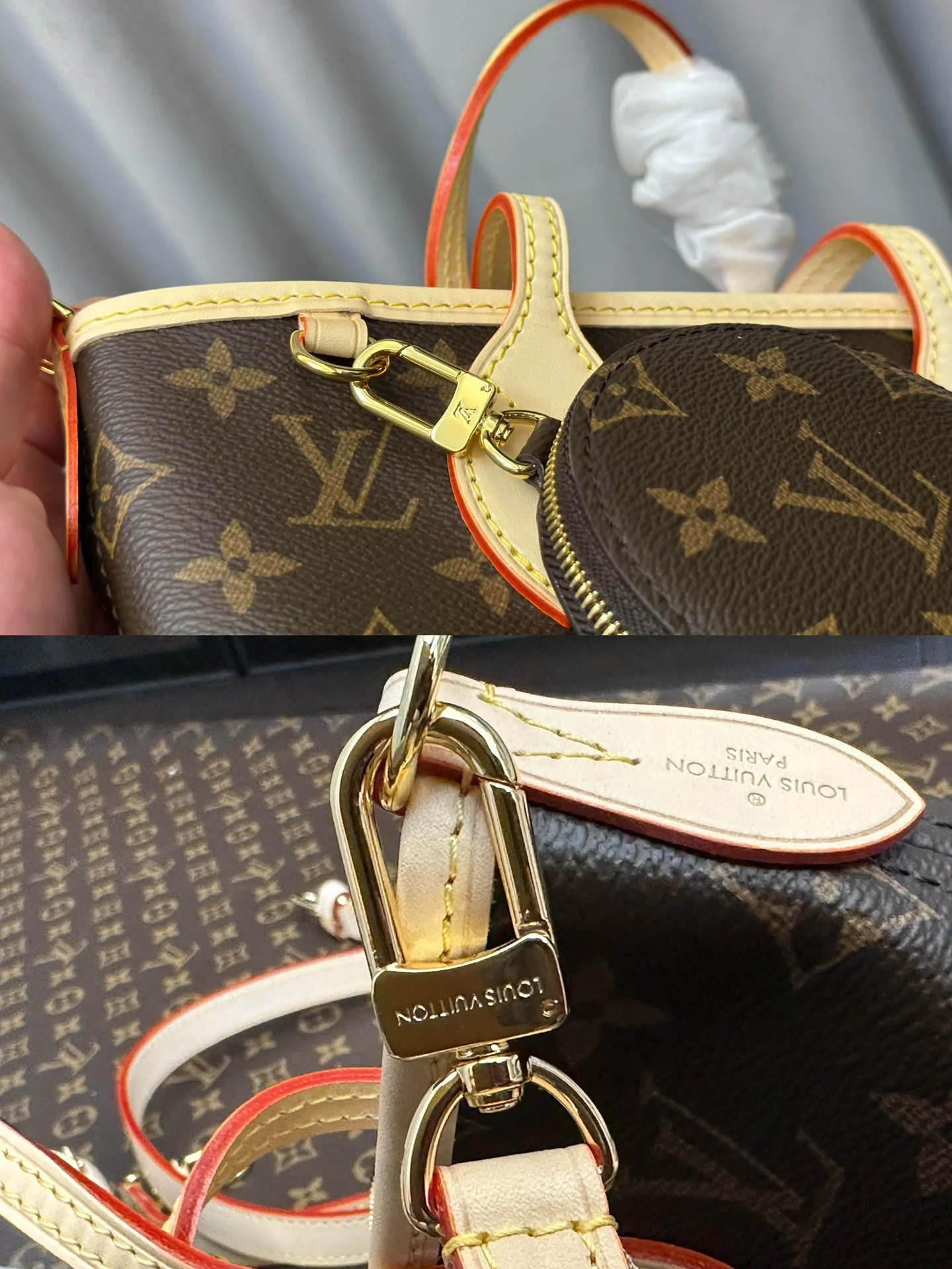 Louisvuitton Neverfull BB Handbag M45 24x9x14 cm - description_image8