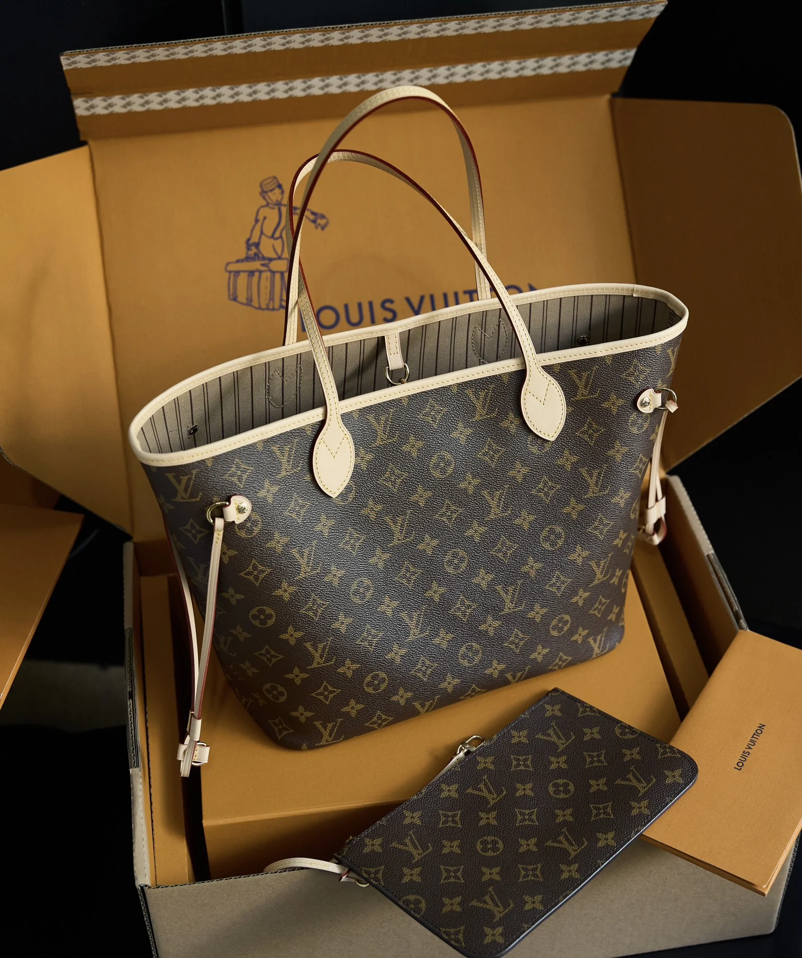 Louisvuitton Neverfull Medium Handbag M46975 28 x 14 x 31 cm - description_image2