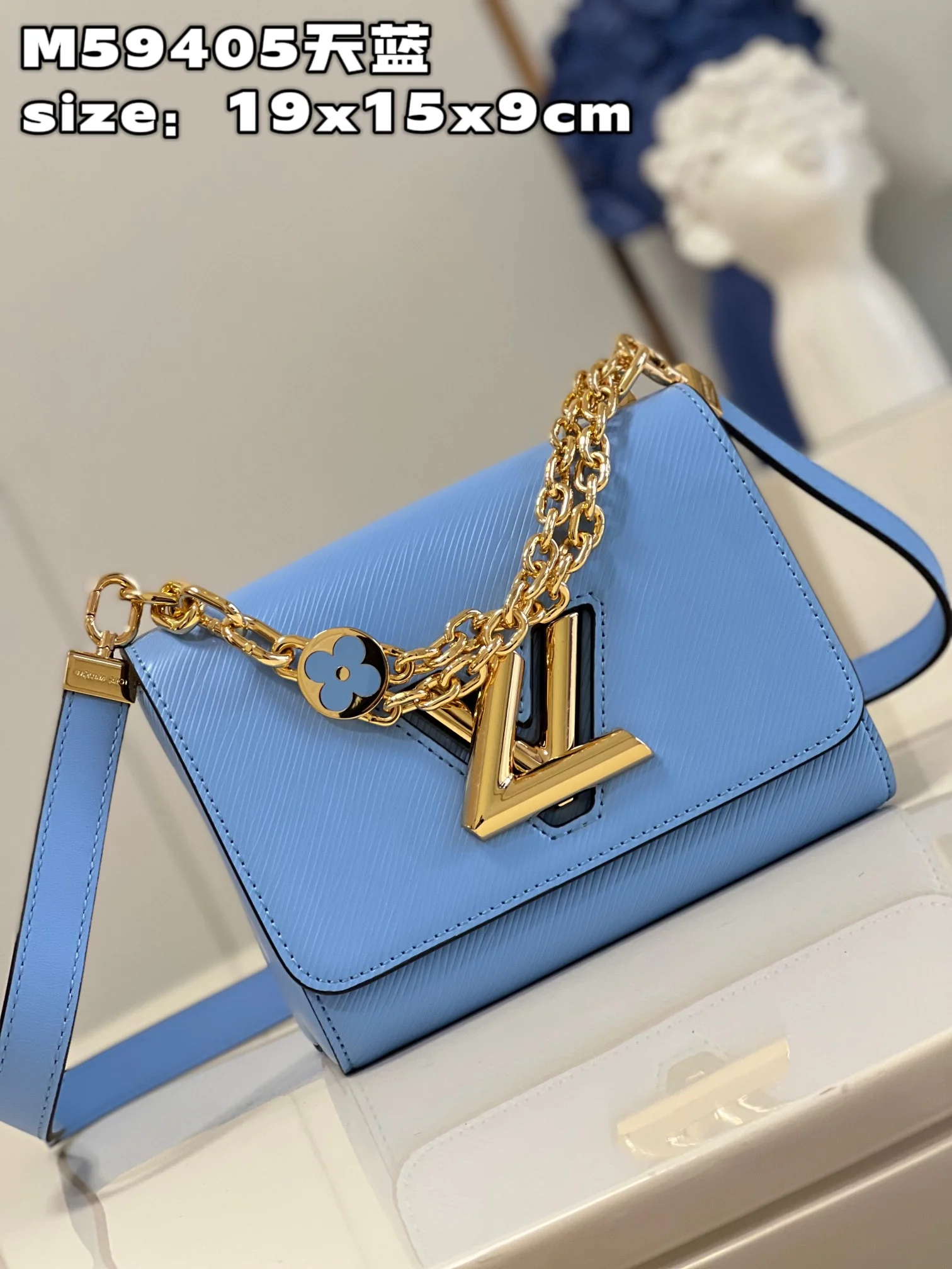 Louis Vuitton Twist M59405 Sky Blue Louis Vuitton Twist M59405 Sky Blue - image2