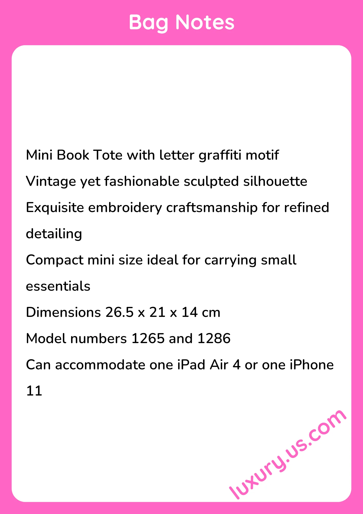 Dior Mini Book Tote 26.5x21x14 cm - short_description_image1