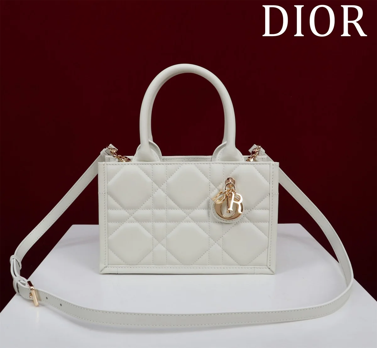 Dior Mini Book Tote with Detachable Shoulder Strap 22x13x7.5 cm - description_image1