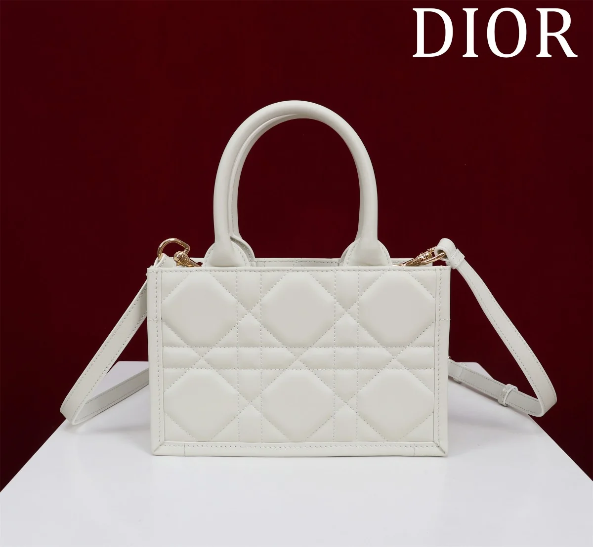 Dior Mini Book Tote with Detachable Shoulder Strap 22x13x7.5 cm - description_image3