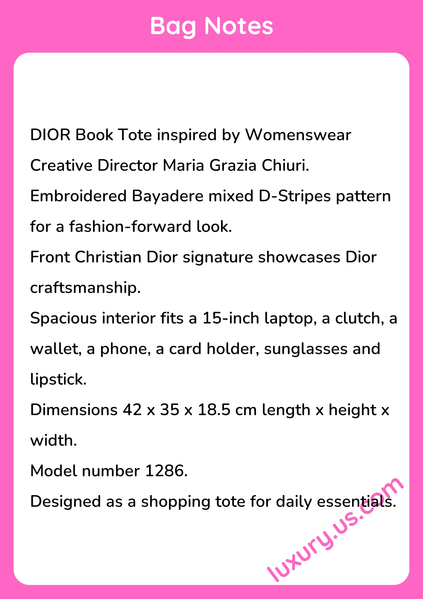 Dior Book Tote 1286 42 x 35 x 18.5 cm Dior Book Tote 1286 42 x 35 x 18.5 cm - short_description_image1