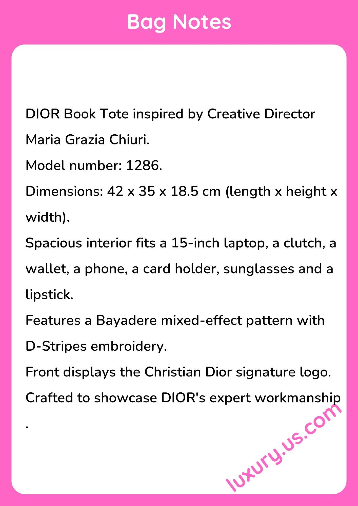 Dior Book Tote 1286 42 x 35 x 18.5 cm - short_description_image1