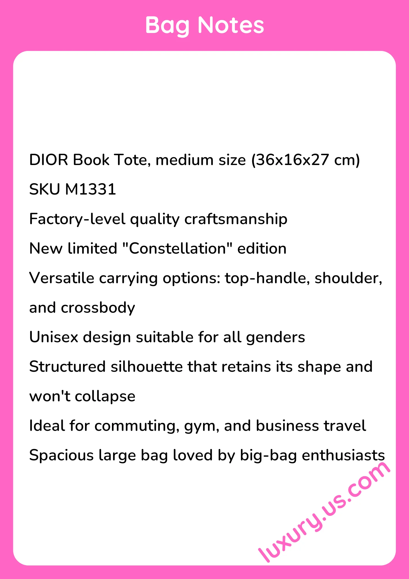 Dior Book Tote 36x16x27 cm - short_description_image1