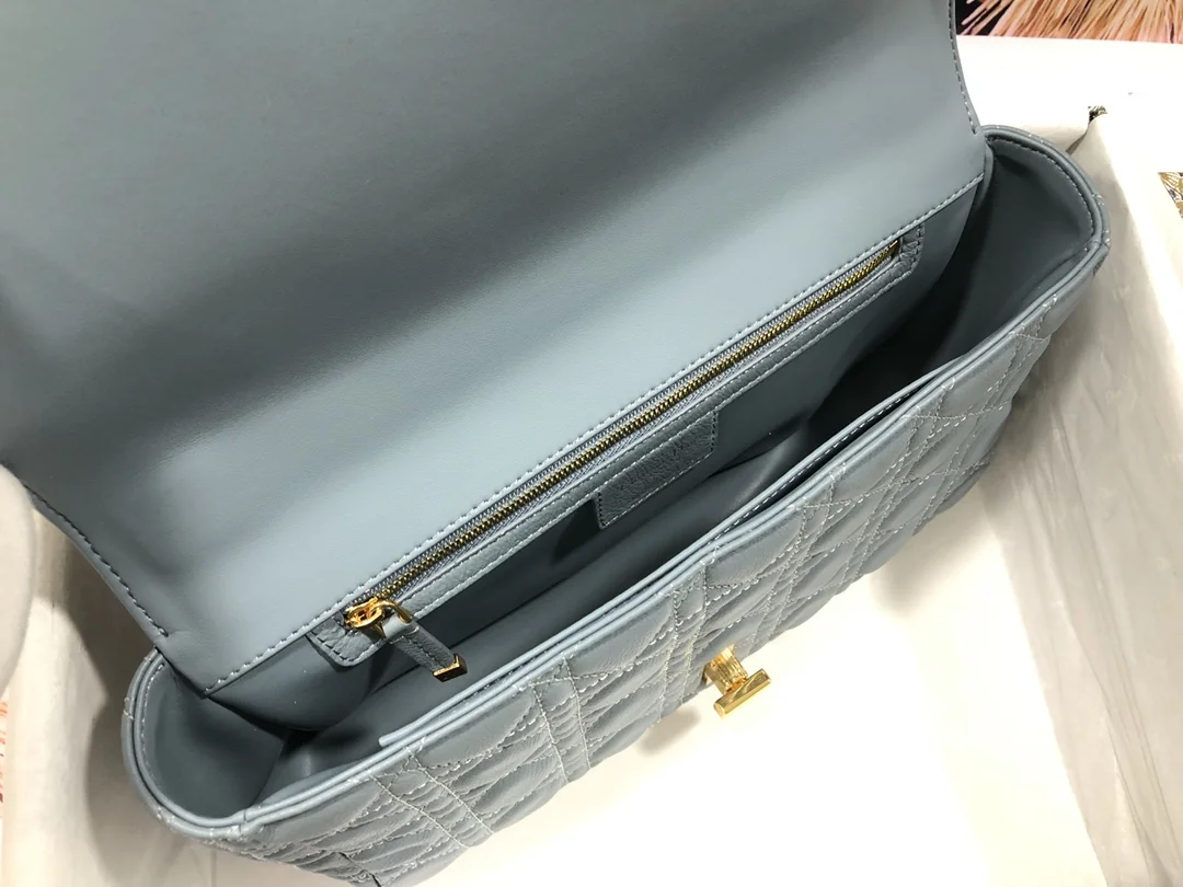 Dior Caro Large Calfskin Quilted Flap Bag M9243 28 x 17 x 9 cm - description_image8