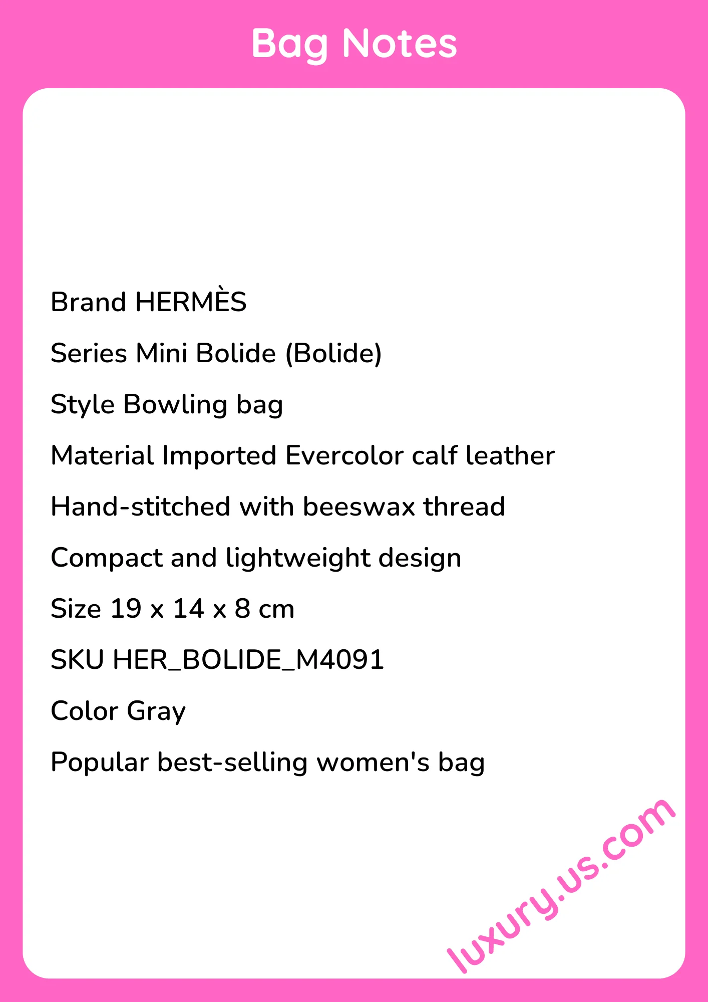 Hermès Mini Bolide Bowling Bag 19x14x8cm - short_description_image1