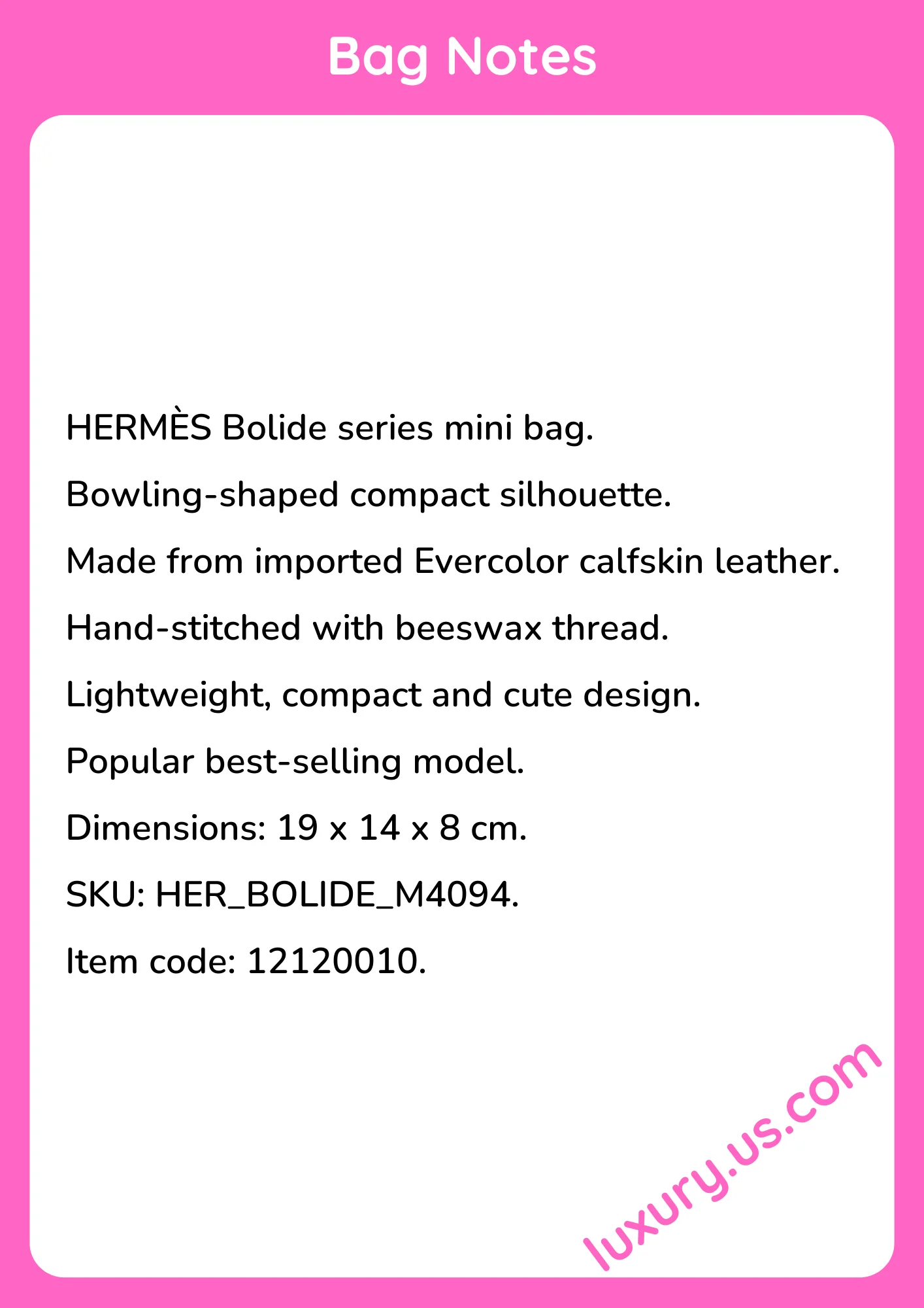 Hermès Mini Bolide Bag 19x14x8 cm - short_description_image1