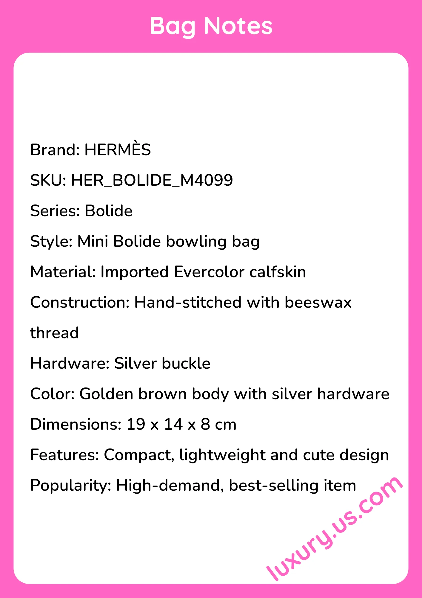 Hermès Mini Bolide Bowling Bag 19x14x8cm - short_description_image1