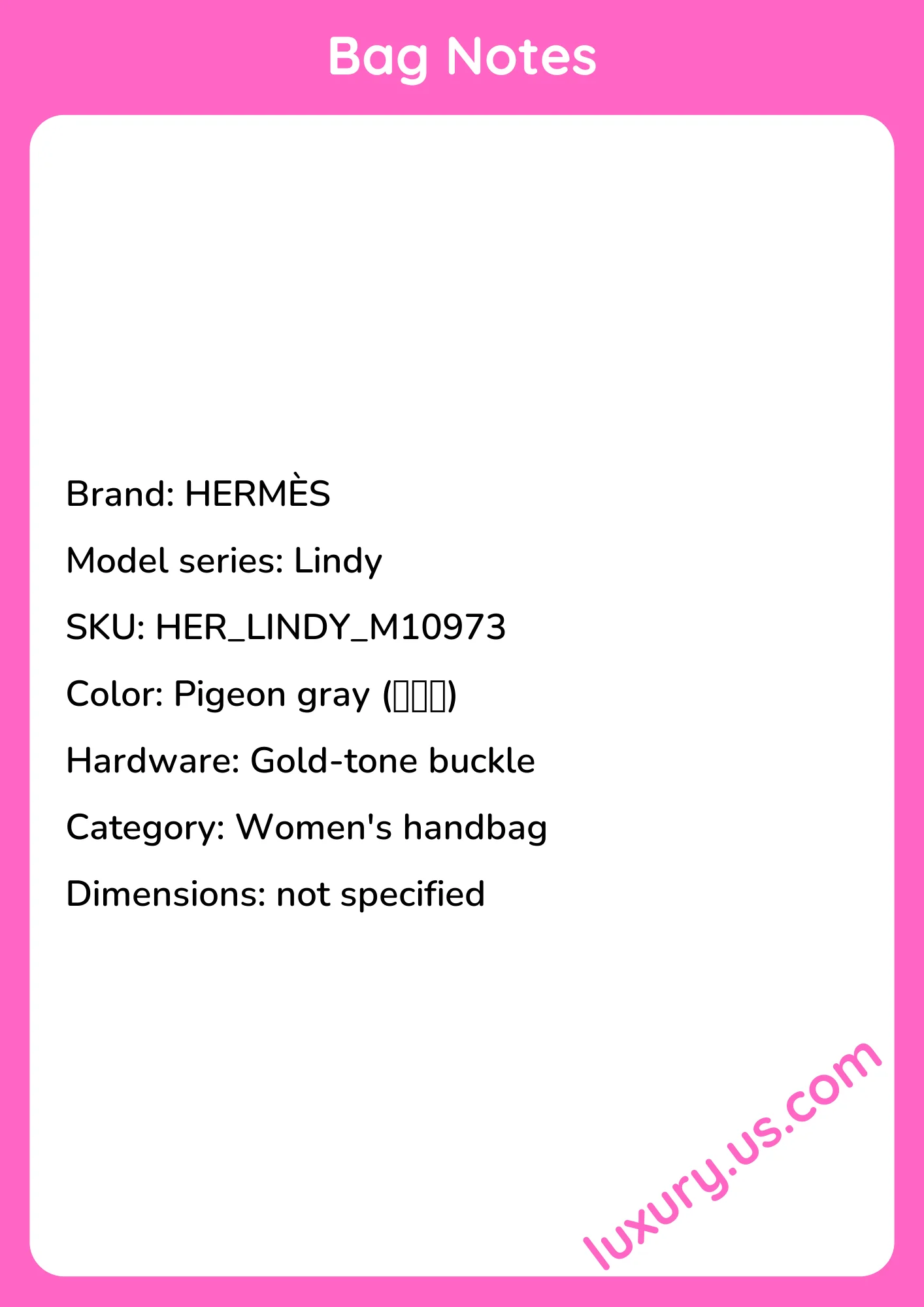 Hermès Lindy Bag - short_description_image1