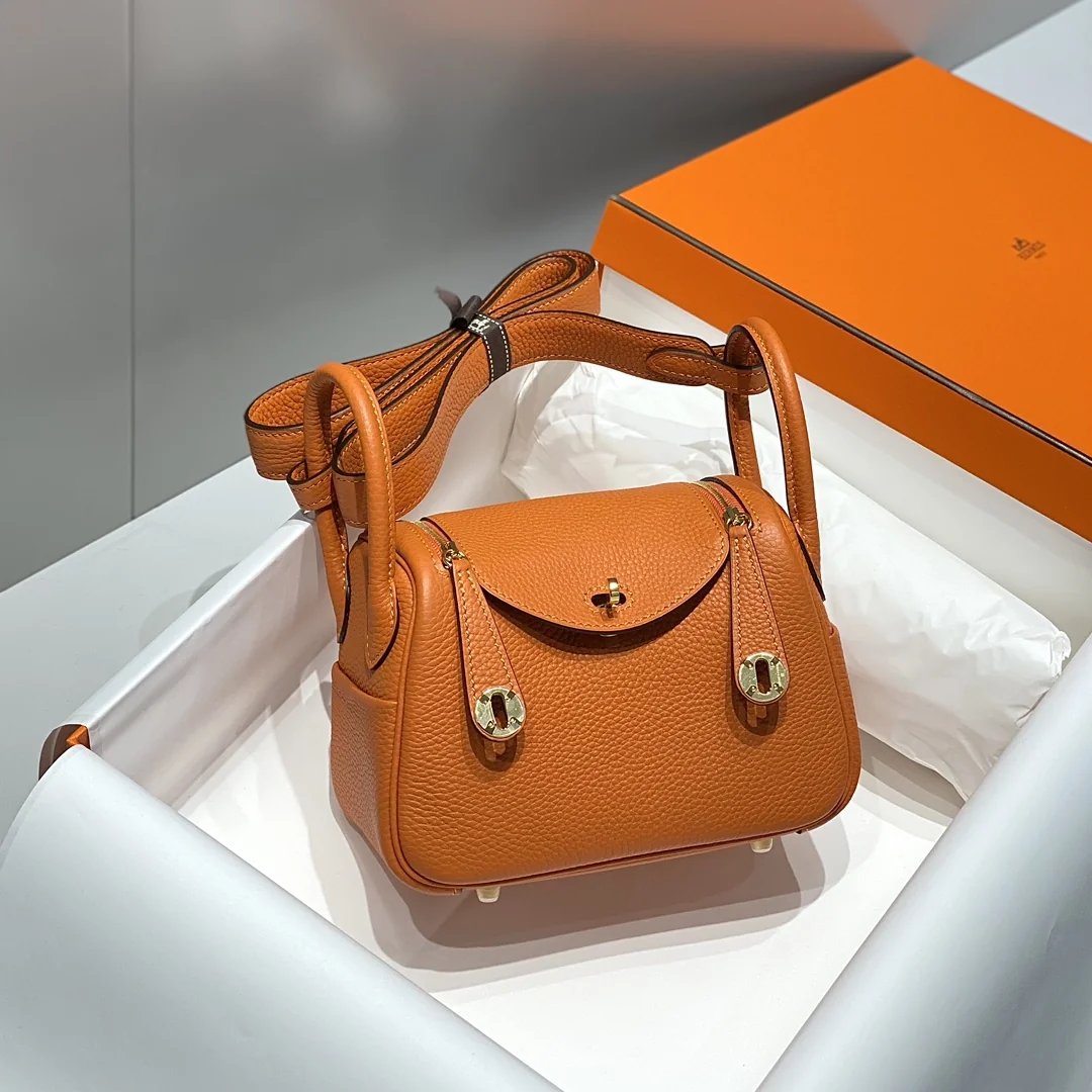 Hermès Mini Lindy Togo Leather 19.5cm - description_image2