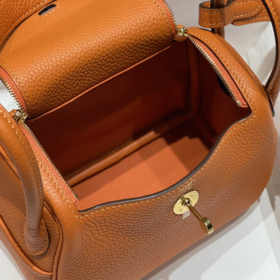 Hermès Mini Lindy Togo Leather 19.5cm - description_image9