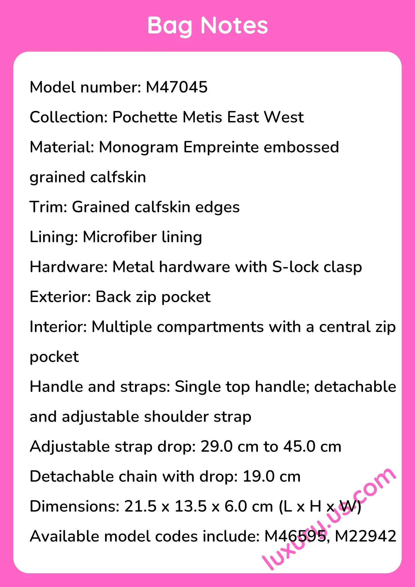 Louisvuitton Pochette Metis East West Monogram Empreinte Embossed Grained Calfskin 21.5 x 13.5 x 6.0 cm Louisvuitton Pochette Metis East West Monogram Empreinte Embossed Grained Calfskin 21.5 x 13.5 x 6.0 cm - short_description_image1