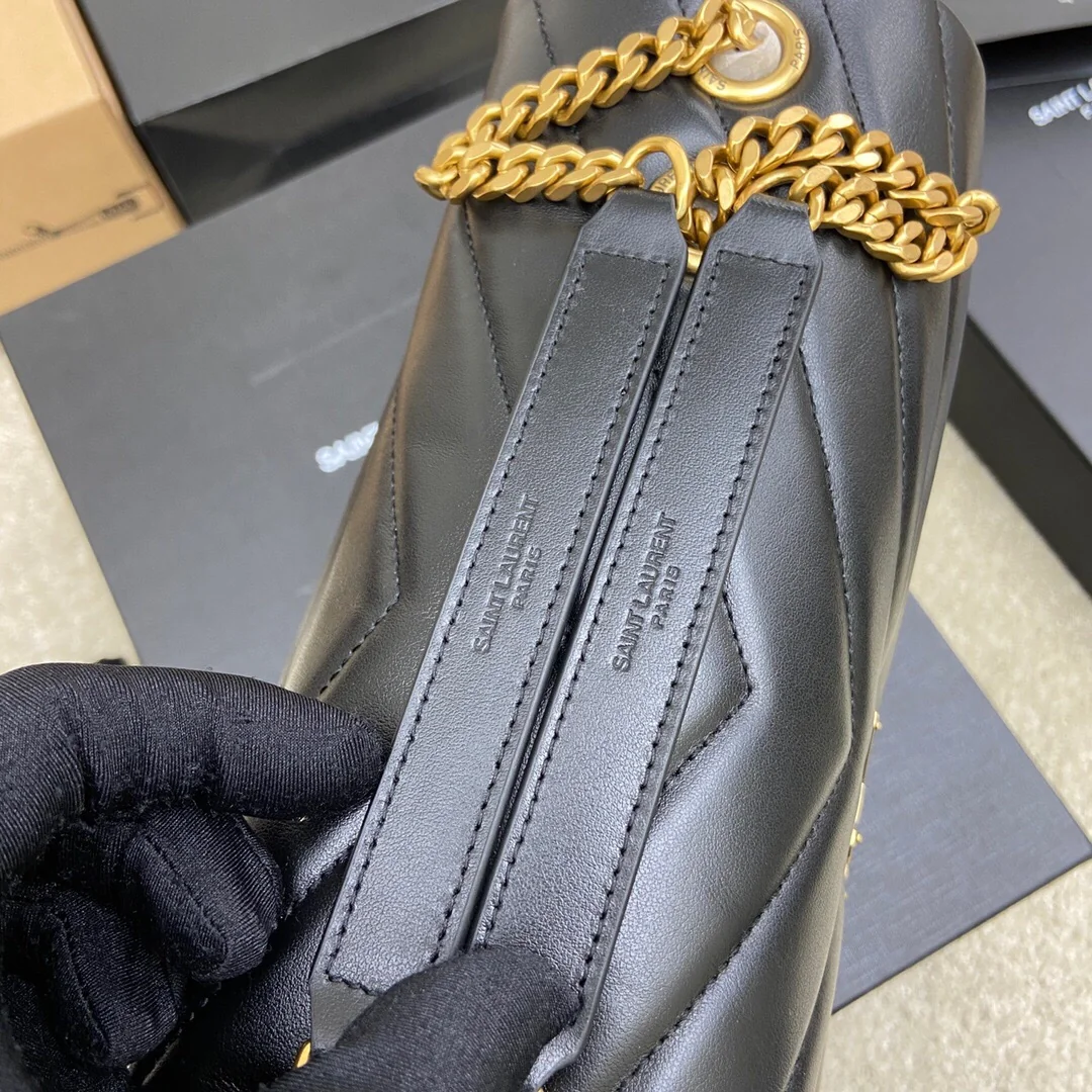 Saint Laurent Lou Large Long Envelope Crossbody Bag Model 459749 32x22x10 cm - description_image6