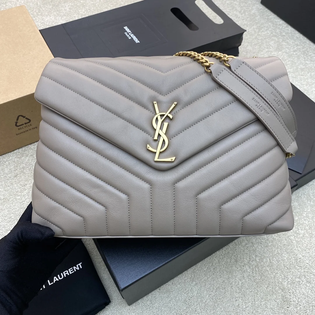 Saint Laurent Lou Large Long Envelope Shoulder Bag Model 459749 32x22x10 cm - description_image1