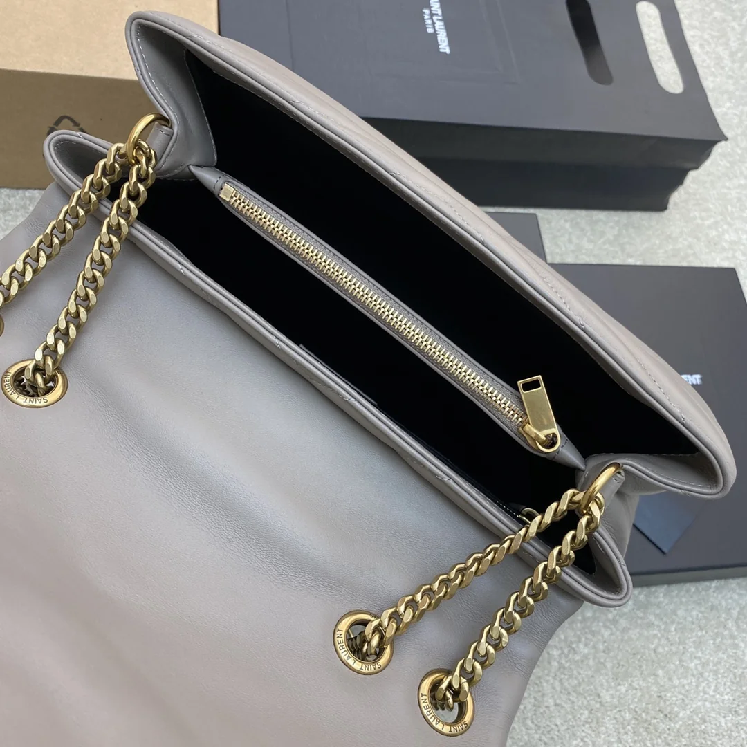 Saint Laurent Lou Large Long Envelope Shoulder Bag Model 459749 32x22x10 cm - description_image8