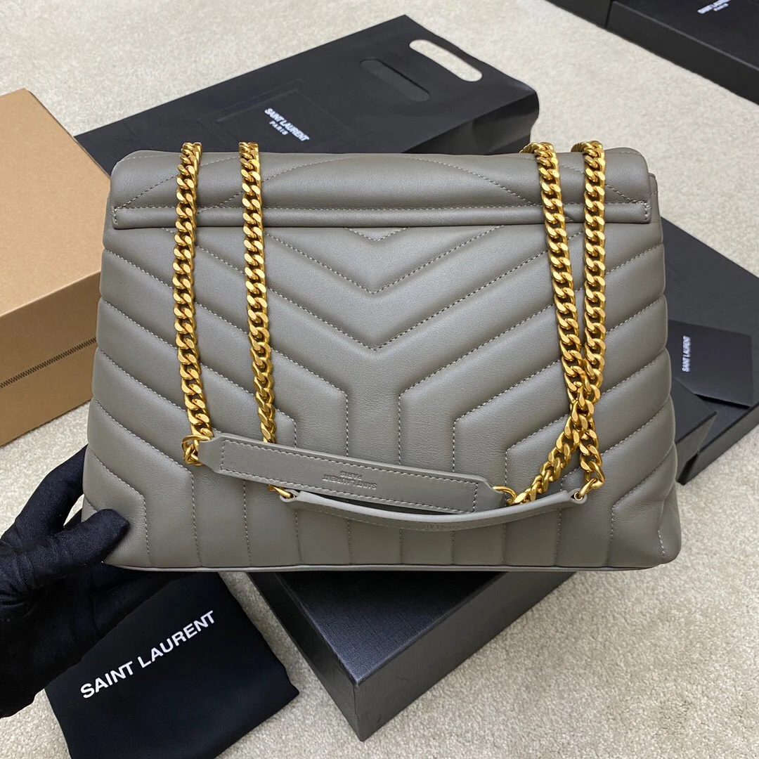 Saint Laurent Lou Large Long Envelope Shoulder Bag Model 459749/487216/392288 32x22x10 cm Saint Laurent Lou Large Long Envelope Shoulder Bag Model 459749/487216/392288 32x22x10 cm - description_image2