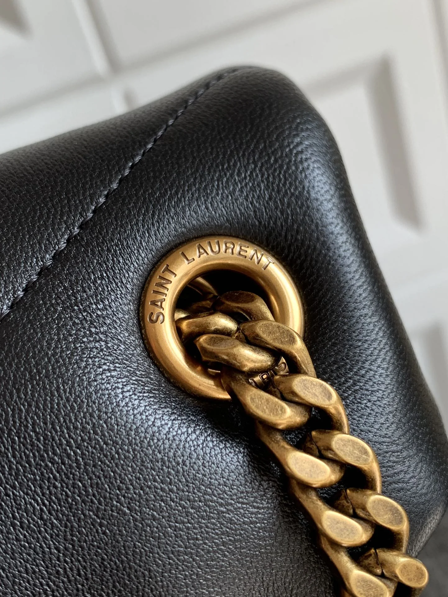 Saint Laurent Loulou Puffer Quilted Lambskin Bag Model 577475 35x23x13.5 cm - description_image9