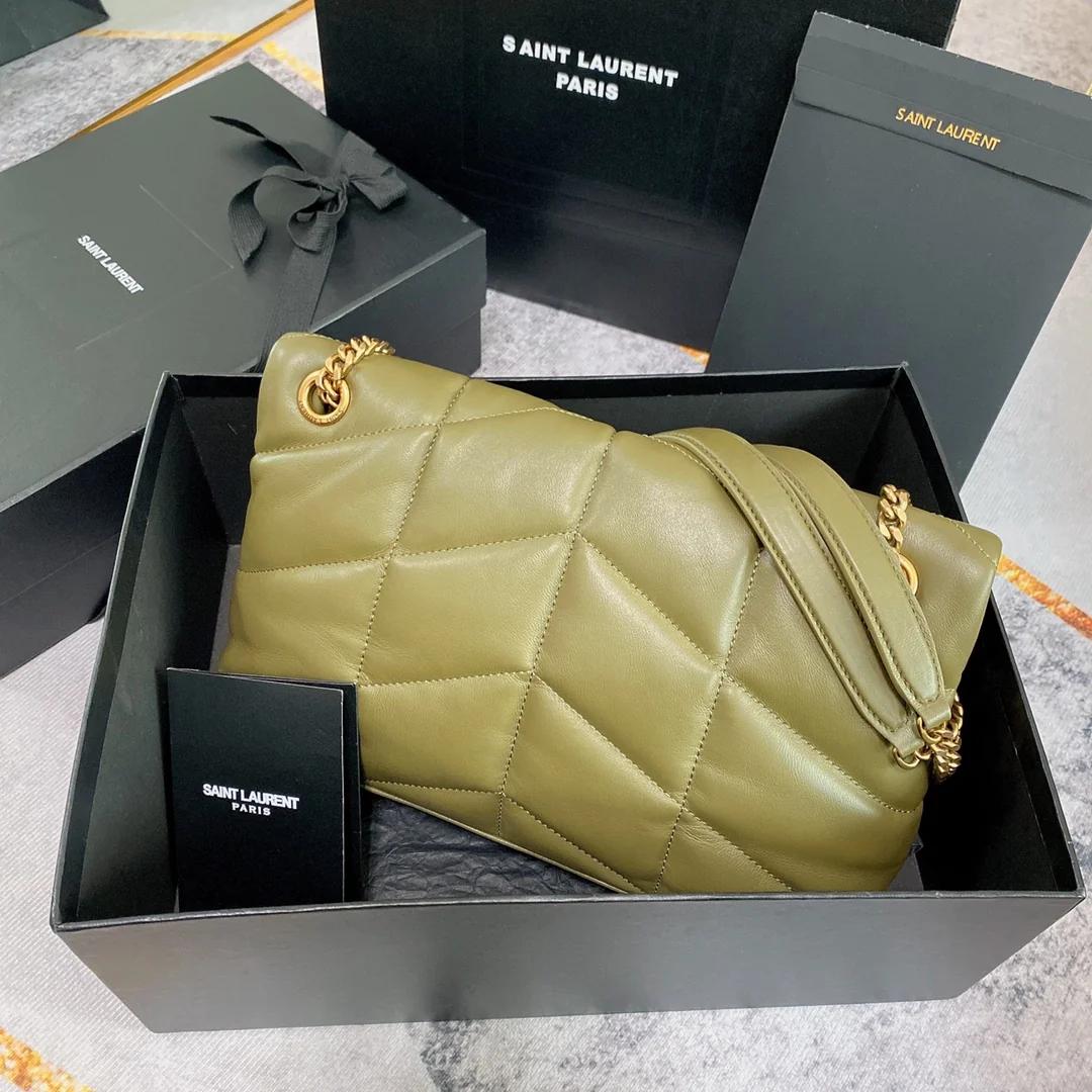 Saint Laurent Loulou Puffer Quilted Lambskin Bag 577476 29x17x11 cm - description_image2