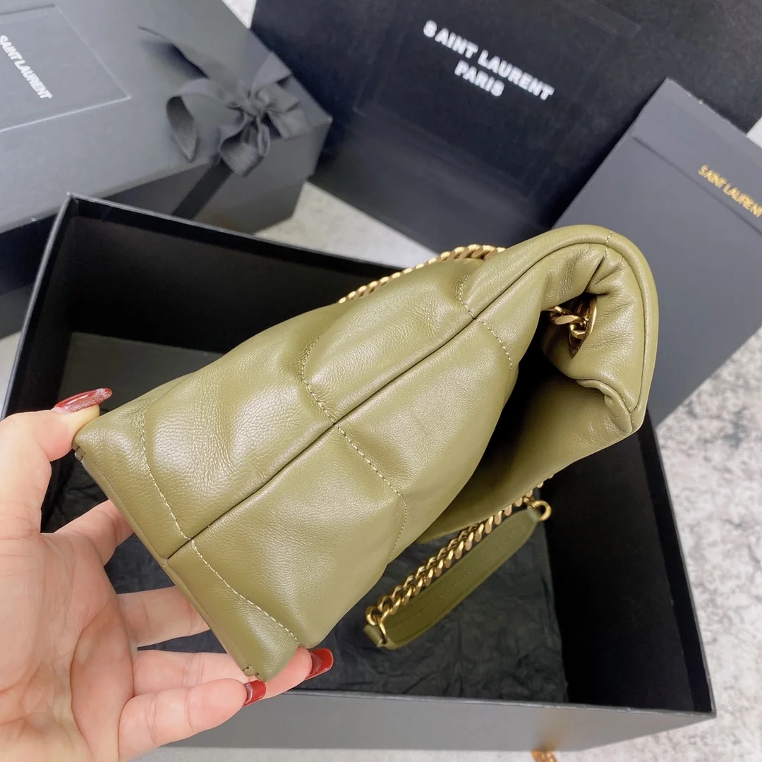 Saint Laurent Loulou Puffer Quilted Lambskin Bag 577476 29x17x11 cm - description_image4