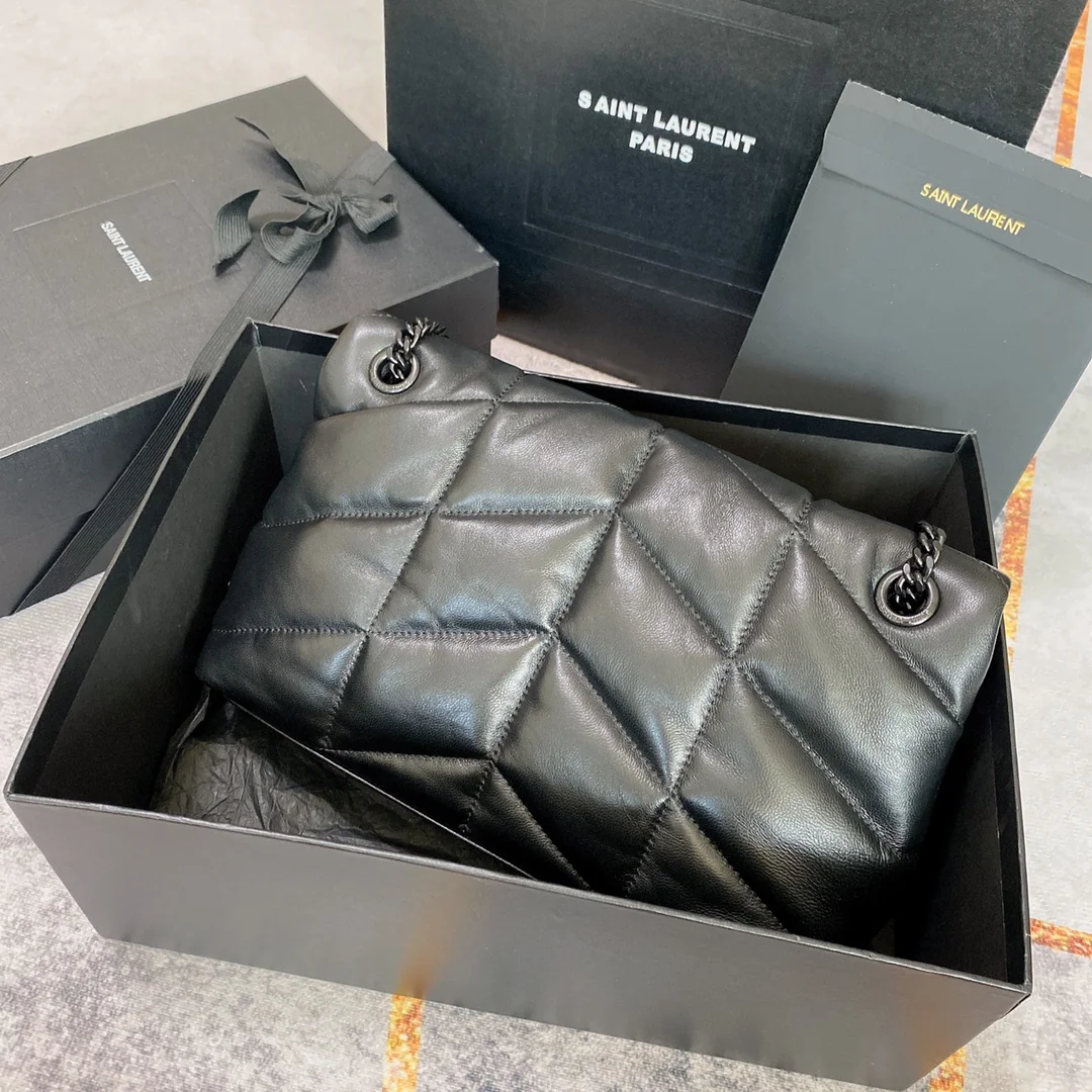 Saint Laurent Loulou Puffer Quilted Lambskin Bag 29x17x11 cm - description_image2