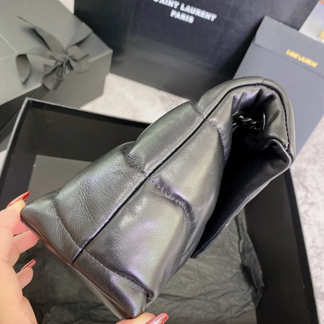 Saint Laurent Loulou Puffer Quilted Lambskin Bag 29x17x11 cm - description_image4