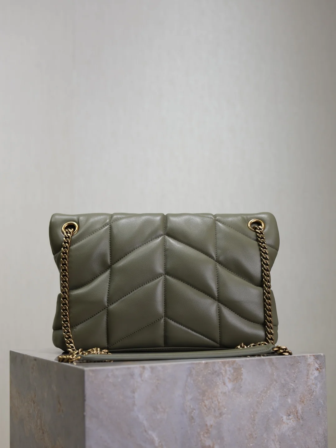 Saint Laurent Lou Loulou Puffer Quilted Lambskin Chain Bag 29x17x11 cm - description_image6