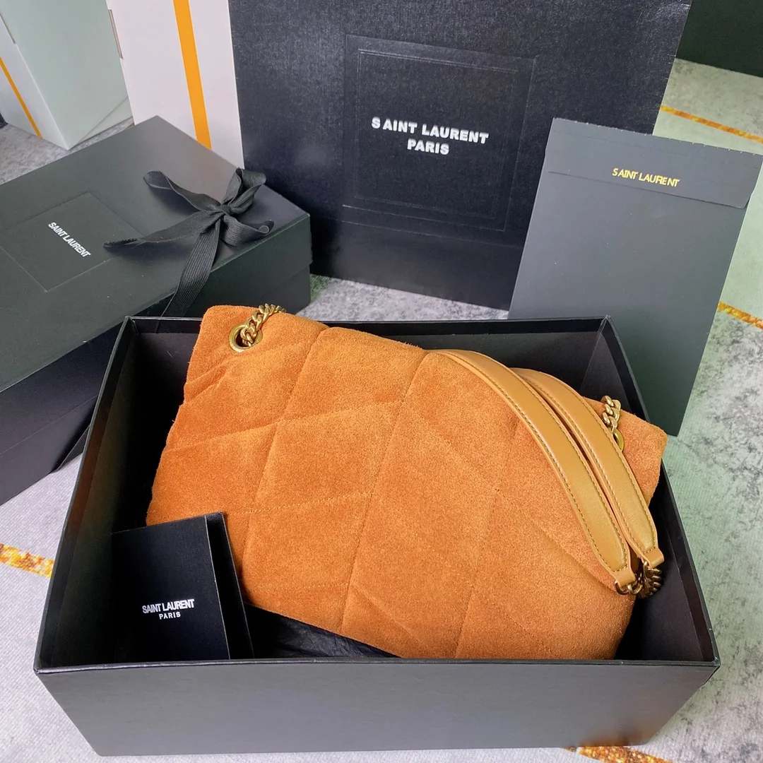 Saint Laurent Loulou Quilted Puffer Bag 29x17x11 cm - description_image2