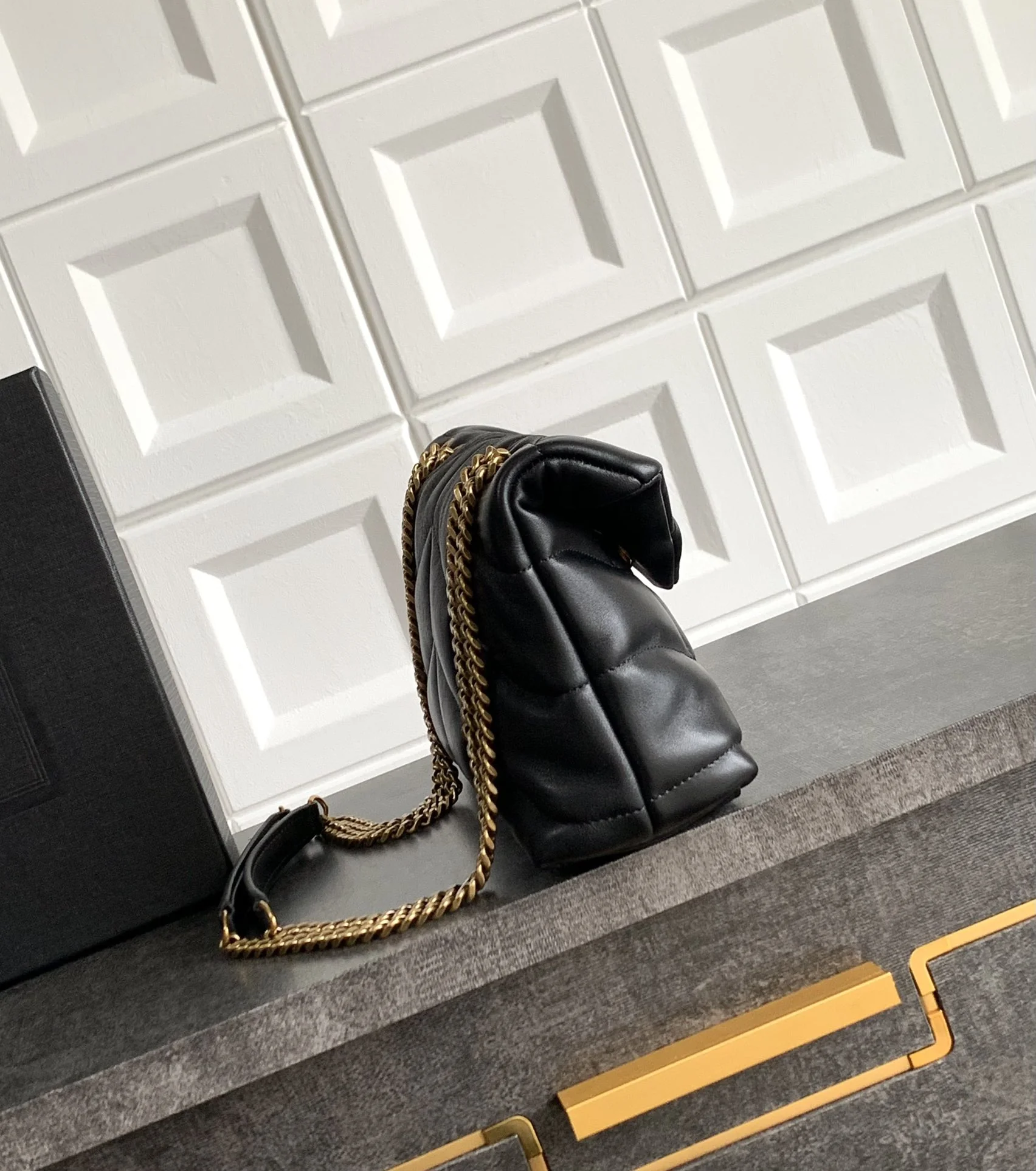 Saint Laurent Loulou Puffer Quilted Lambskin Bag 23x15.5x8.5 cm - description_image3