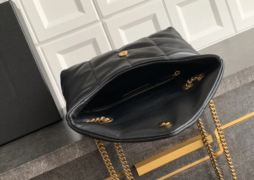 Saint Laurent Loulou Puffer Quilted Lambskin Bag 23x15.5x8.5 cm - description_image6