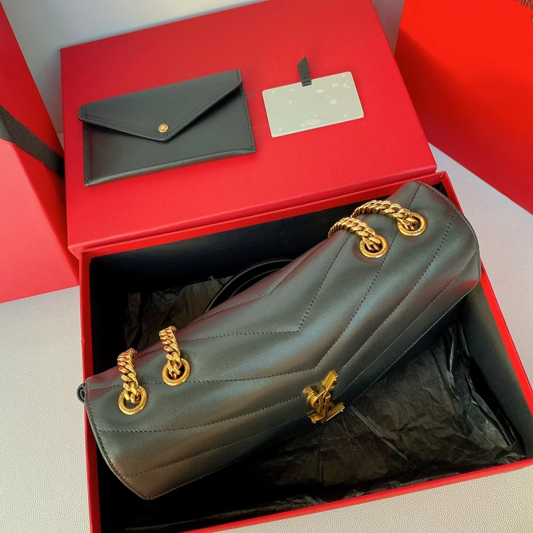 Saint Laurent LouLou Medium Square Puffer 29x17x8 cm Saint Laurent LouLou Medium Square Puffer 29x17x8 cm - description_image3